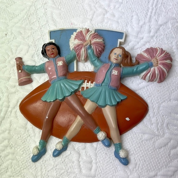 Burwood Plastic Wall Decor 1993 Cheerleaders Football School Sports Team #3264 - Picture 2 of 7